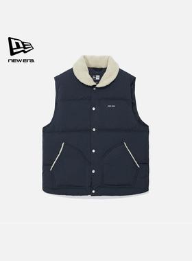 纽亦华2025秋冬新款加厚羽绒马甲80鸭绒羊羔绒翻14856289