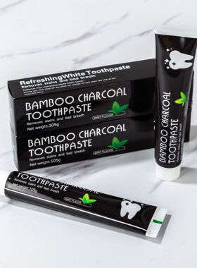 Bamboo charcoal refreshing white Toothpaste removes stains