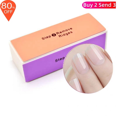 Professional Colorful Nail File Buffer Polishing Block Sand