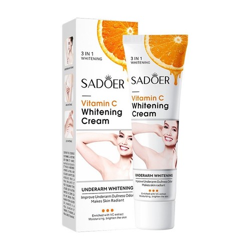 Sadoer Vitamin C Whitening Cream For Underarm Dullness Odor