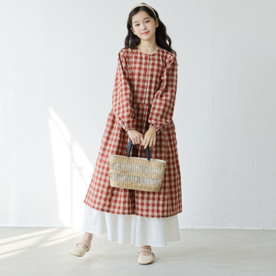 女童长袖森系连衣裙早秋裙子