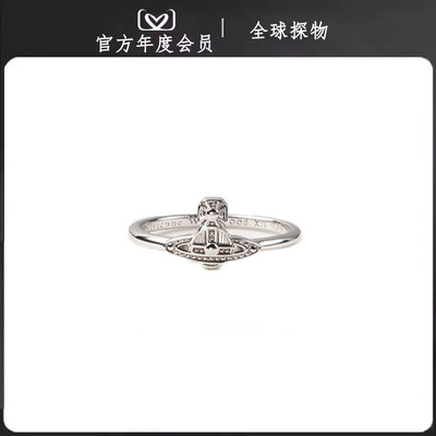 【官网正品】西太后OSLO浮雕无钻土星戒指简约情侣薇薇安指环