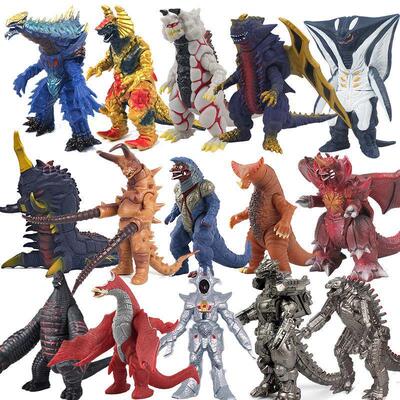 软胶奥特大怪兽17系列 人偶模型银河怪兽大乱斗男孩可动怪兽玩具