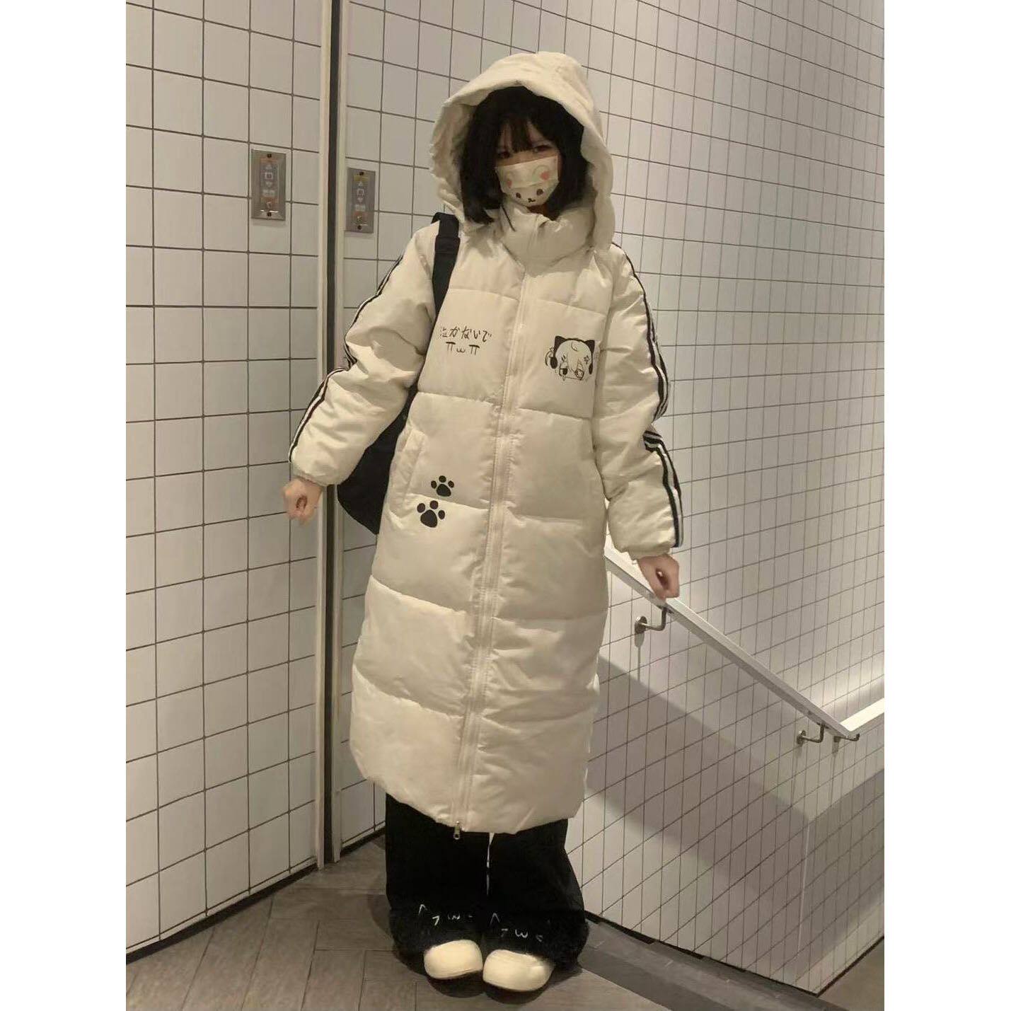 女童羽绒棉服外套2026新款12岁中大童15学生洋气保暖时髦长款棉服