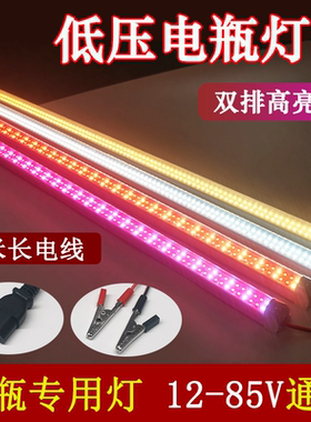 低压12-85V灯管摊位摆摊48V60V电动车三轮车电瓶夜市地摊专用灯