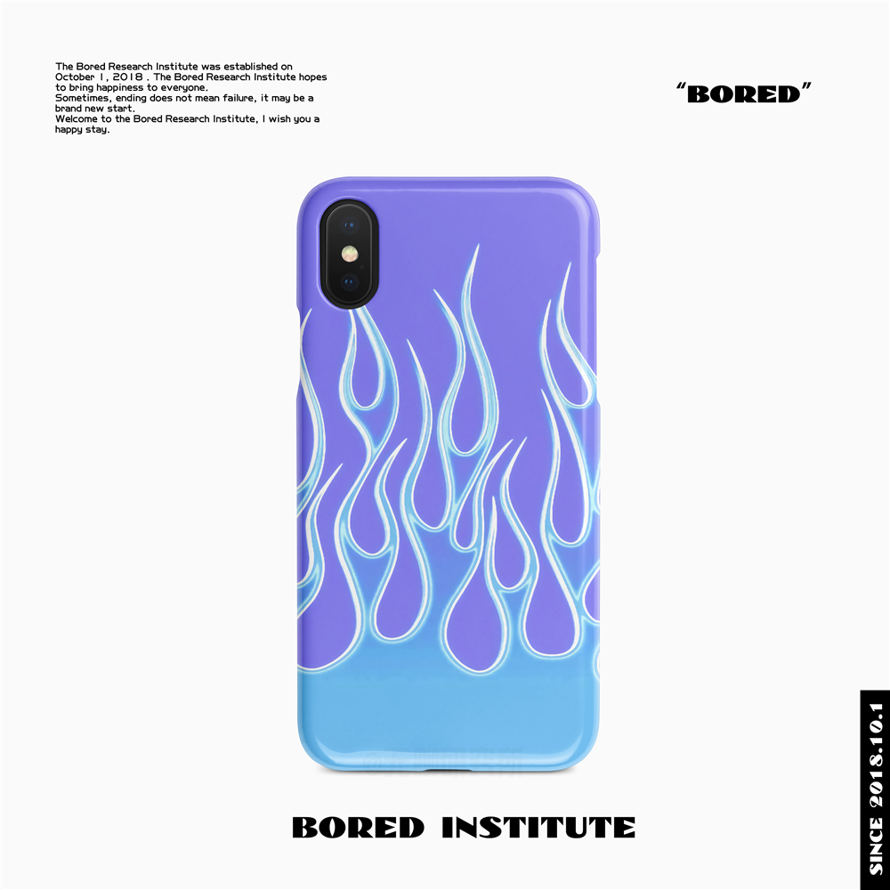 ins火焰潮白蓝紫二次元