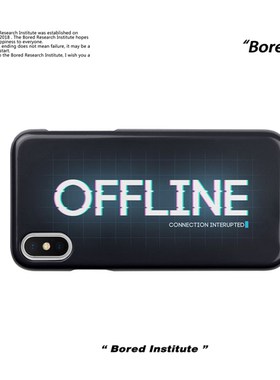 offline离线标题赛博苹果朋克