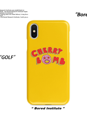 GOLFWang泰勒同款樱桃炸弹滑板简约适用于IPhoneX/11/12/13/14/15/16菲林手机壳imd硅胶软壳小米华为