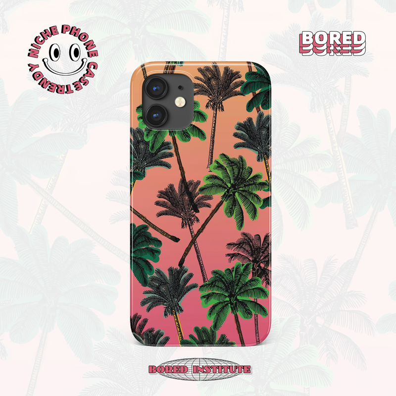 小众美式街头椰树西海岸手机壳