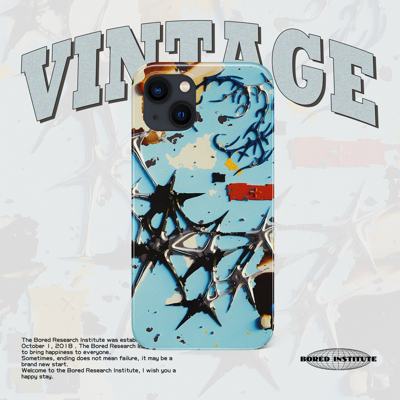 复古艺术噪点荆棘赛博朋克虚幻魔幻潮适用于苹果IPhone15/14plus/13pro/12/11/16/16promax菲林手机壳IMD软壳