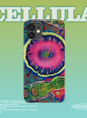 未来赛博朋克细胞迷幻小众适用于苹果IPhoneX/11/12/13pro/14/15/16菲林手机壳imd硅胶软壳小米华为