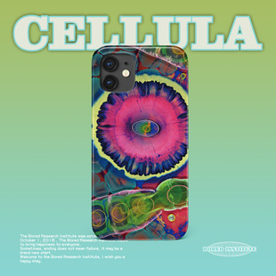 16菲林手机壳imd硅胶软壳小米华为 13pro 未来赛博朋克细胞迷幻小众适用于苹果IPhoneX