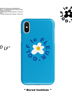 恶搞小花联名GOLF Wang蓝色绿色潮IPhone8p/XS/XR/13promax/14/15/16菲林手机壳imd硅胶软壳小米华为