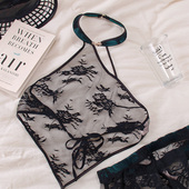 性感内衣睡衣复古古风性感蕾丝绑带女性文胸套装
