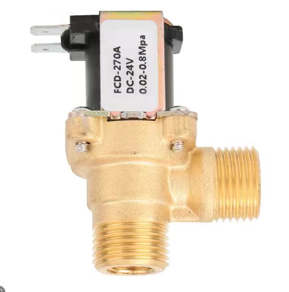 全铜4分进水阀饮水机开水器电磁阀AC220V  DC24V  DC12V  铜水阀