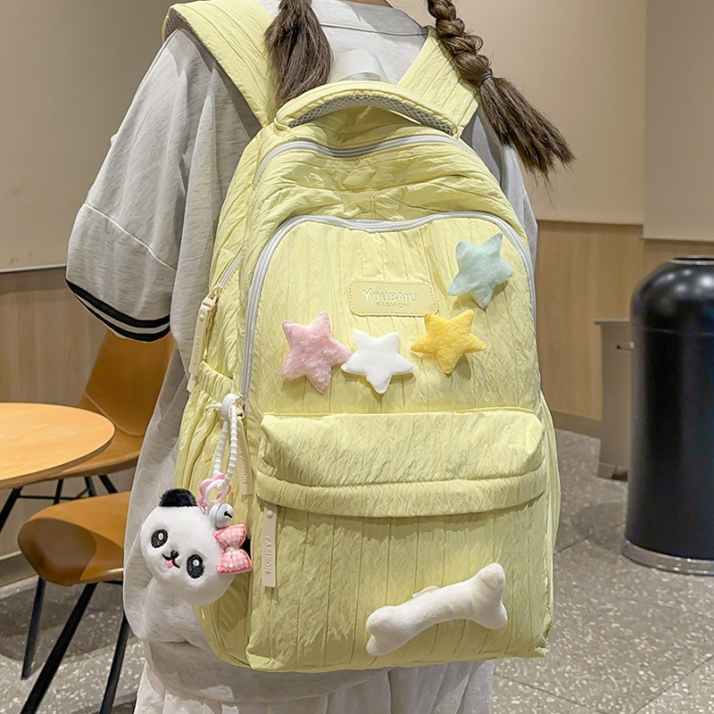 专柜正品书包女小清新初中生高颜值小学生可爱双肩包中学生大容量