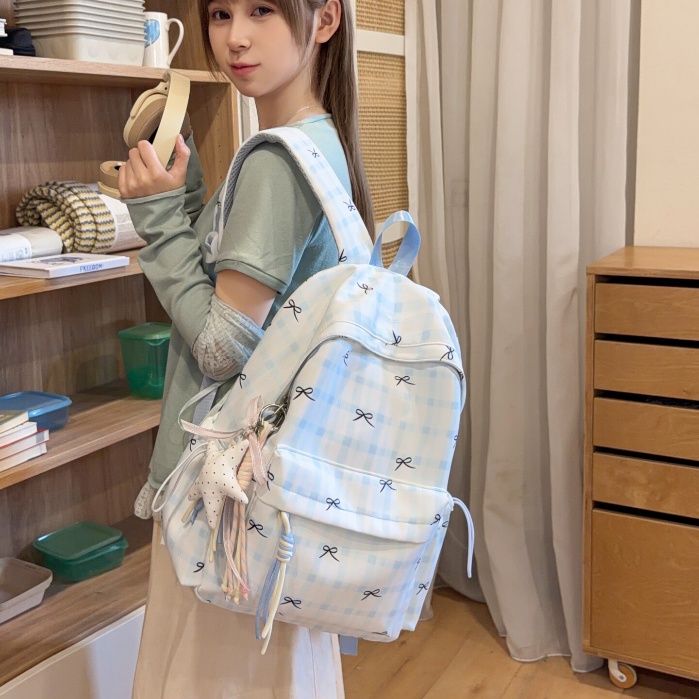 专柜正品书包女初中生三到六年级背包日系百搭甜美风小学生大容量