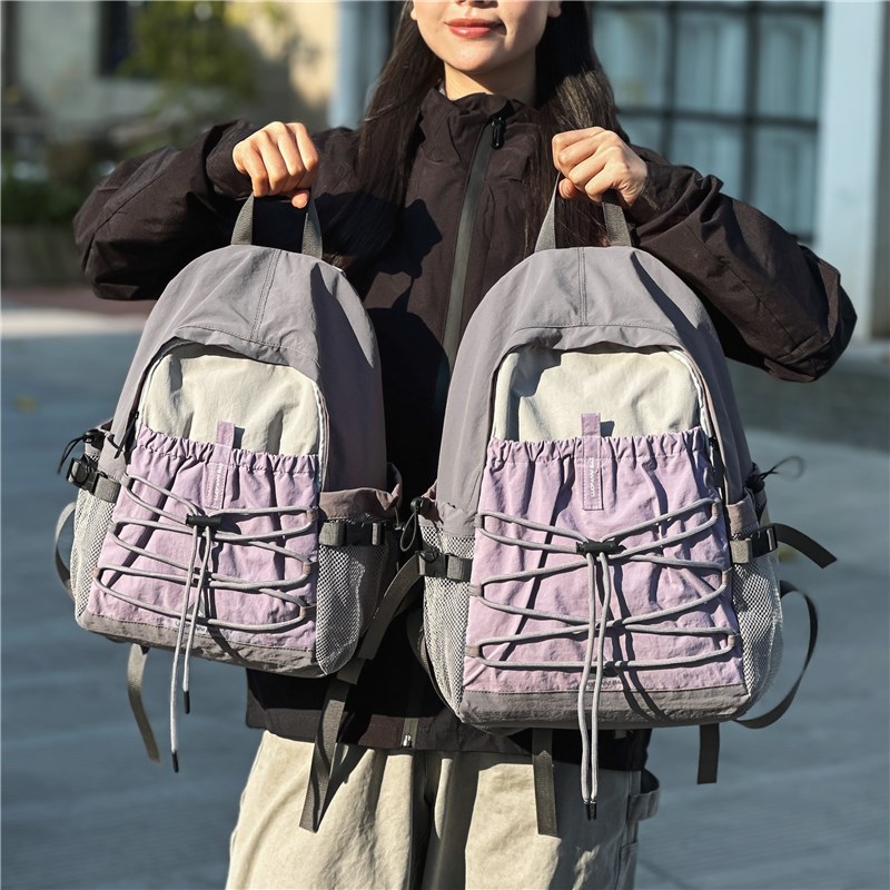 专柜正品户外旅行双肩包女轻便登山包大学生背包徒步骑行运动书包