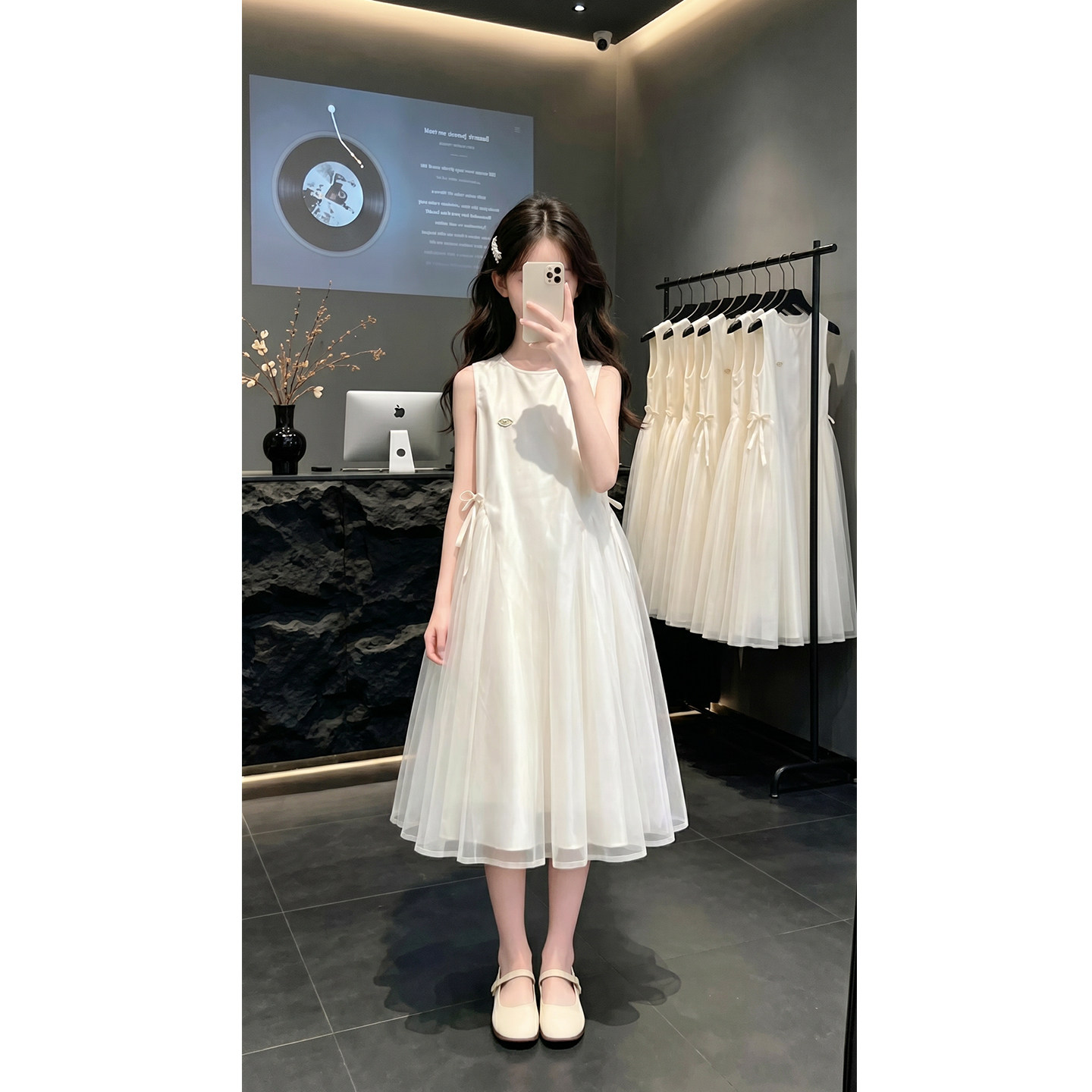 专柜正品儿童女时尚洋气时髦套装2026新款初中生韩系高级感穿搭女