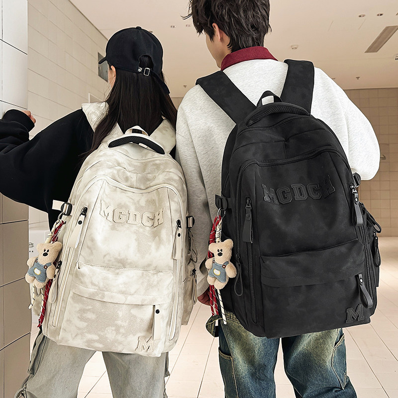 专柜正品双肩包男士时尚潮流大容量电脑旅行背包女初中生高中生大