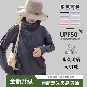 专柜高端防晒衣女款夏季2026新款透气原纱型防紫外线冰丝防晒服轻