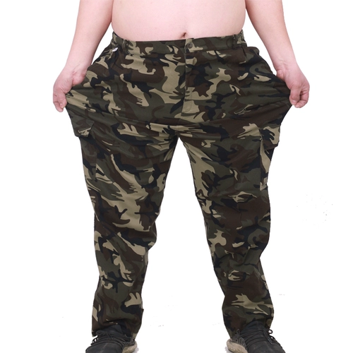 Эластичные штаны для работы, камуфляжная износостойкая эластичная куртка, большой размер
