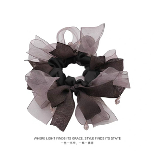 思礼高定饰品蝴蝶结大肠发圈高级感气质时尚后脑勺皮筋发绳发饰