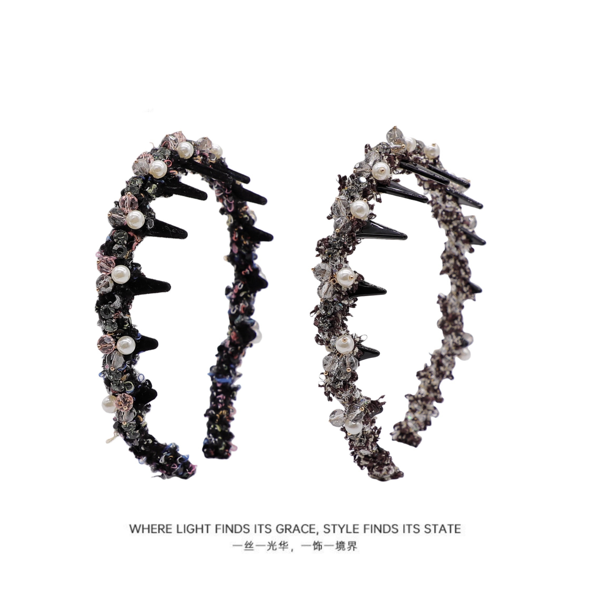 【ST】小香风千金高颅顶发箍015-120 015-121,饰品/流行首饰/时尚饰品新,发饰,淘宝优惠券,粉丝福利购,淘宝优惠卷