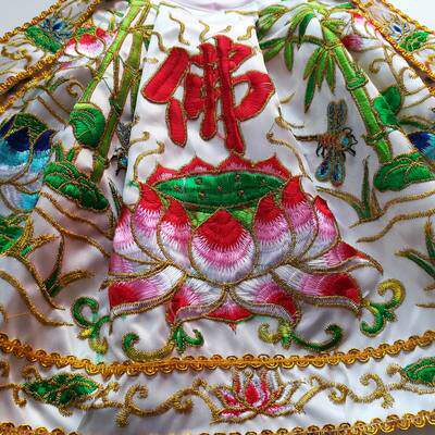 高档佛像披风观音菩萨神明衣莲花竹衣神衣斗篷家用20/24/30/36/5