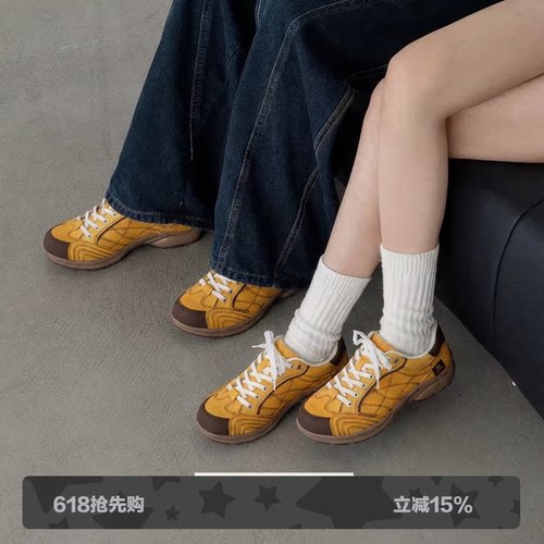多嘴驴Donkey黄色足弓支撑德训鞋