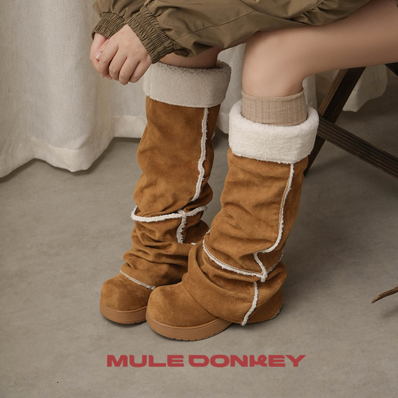 【11月24日开售】多嘴驴Donkey黄色堆堆鞋女