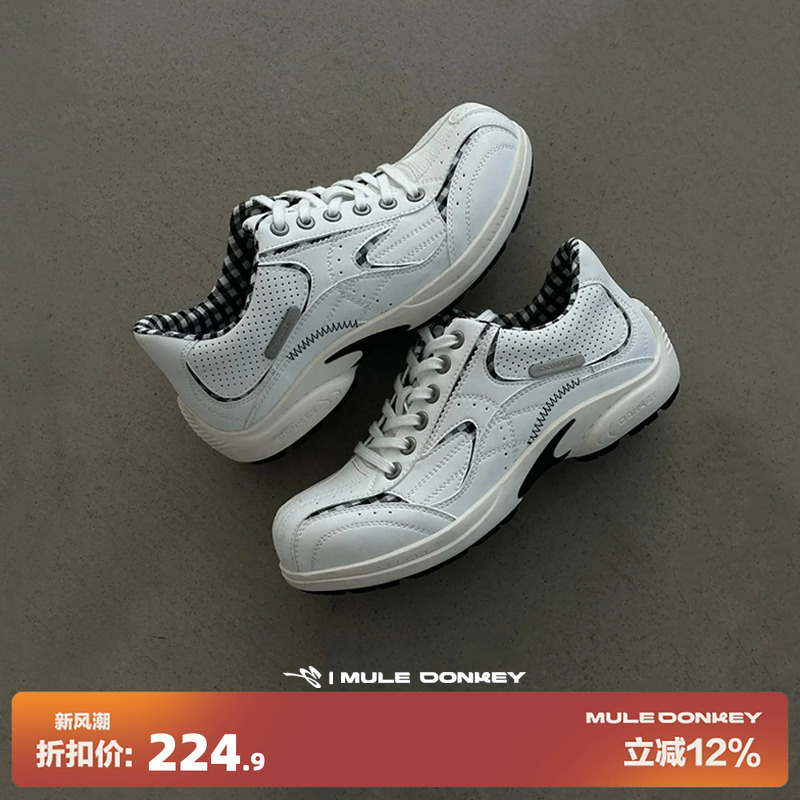 多嘴驴Donkey运动薄底德训鞋