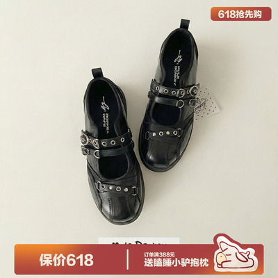 黑色玛丽珍单鞋女芭蕾鞋JK小皮鞋