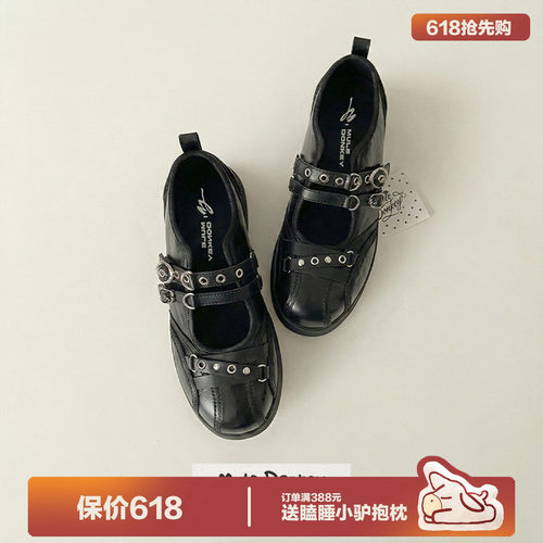 黑色玛丽珍单鞋女芭蕾鞋JK小皮鞋