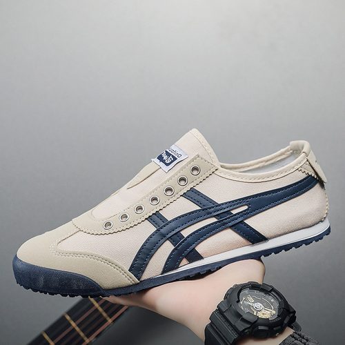 男女阿甘鞋透气帆布鞋一脚蹬懒人