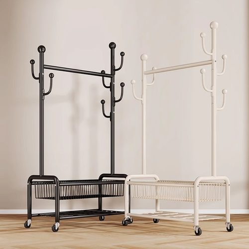 晾衣架落地家用可移动卧室凉衣架