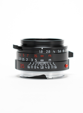 【黒漆】Mr.Ding Pactcron 35/1.8 E39 M口黄斑联动旁轴镜头全铜