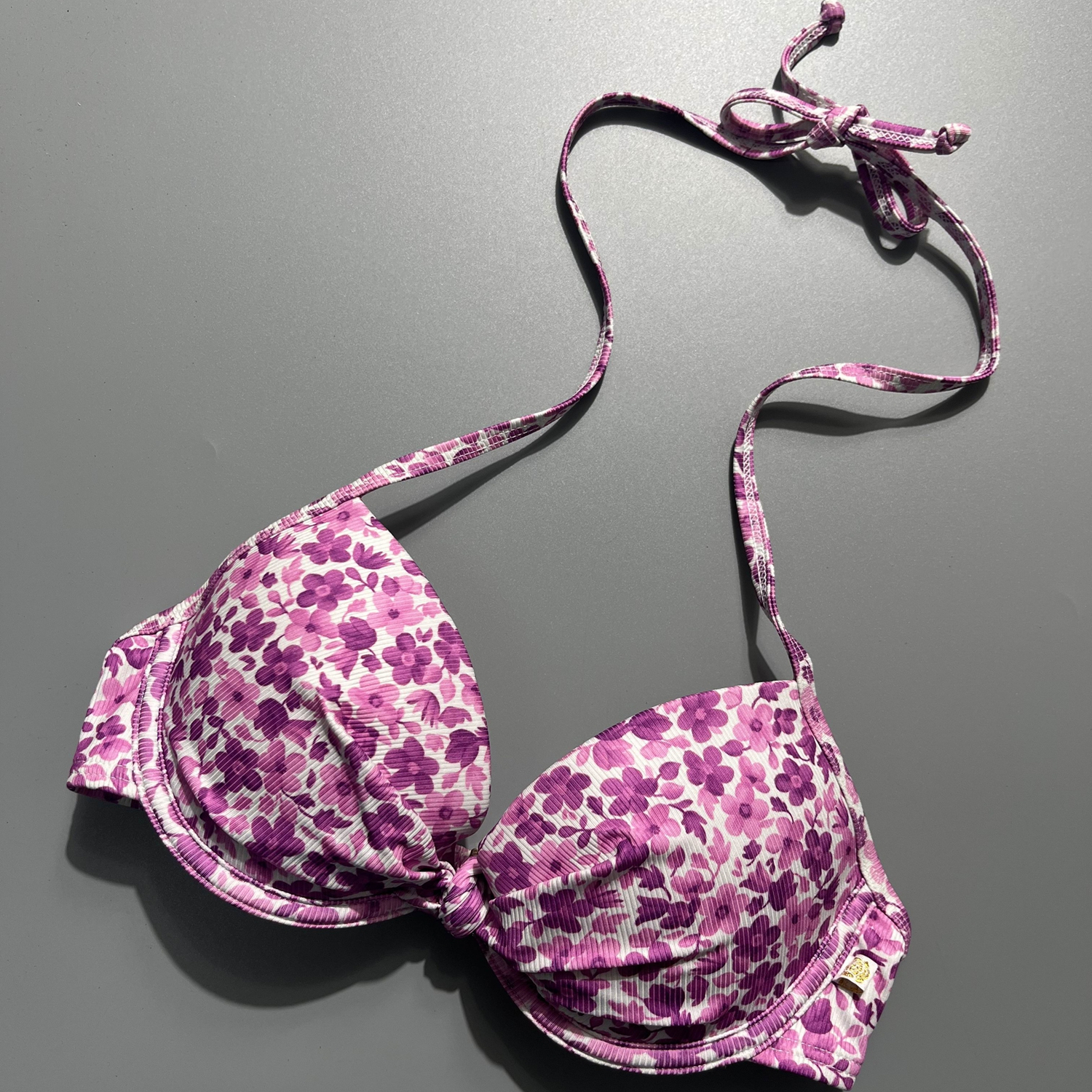 la vie en ro*e  新款欧美泳装拉边比基尼运动分体泳衣女