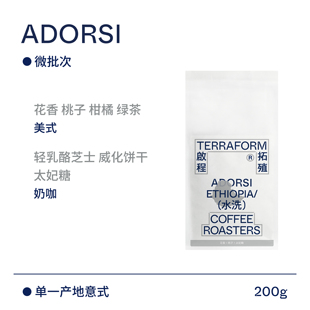 【Terraform】花香 太妃糖 埃塞水洗浅烘意式奶咖单一产地咖啡豆