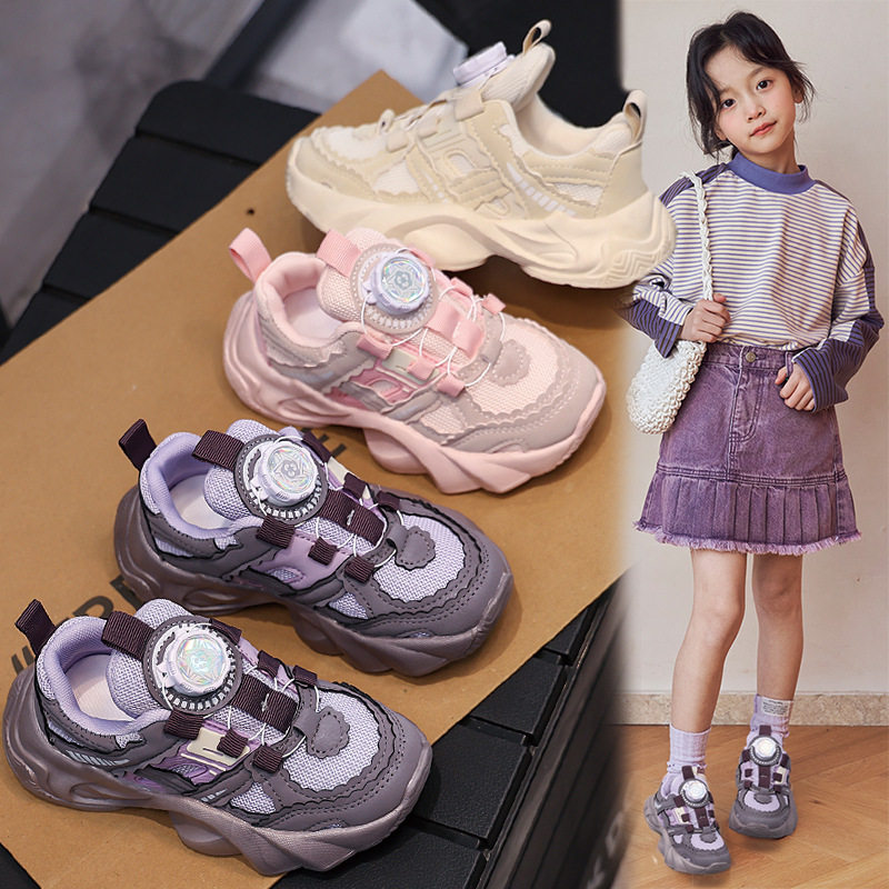 香港专柜正品童鞋女童秋冬鞋子2025新款儿童老爹鞋中大童女孩休闲
