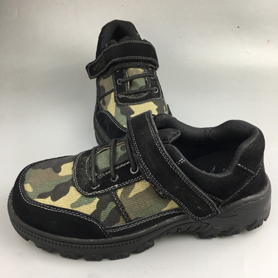 外贸头层牛皮防砸防刺穿钢头男鞋