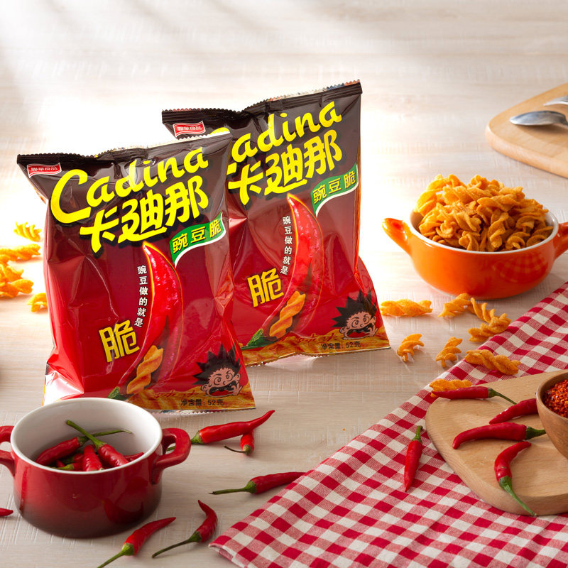 【69元任选10包】卡迪那豌豆脆辣味52g*1包 童年怀旧网红零食小吃,零食/坚果/特产,膨化食品,淘宝优惠券,粉丝福利购,淘宝优惠卷