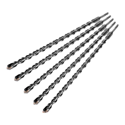 加长冲击电锤钻头圆柄方柄穿墙电锺转头高硬度混凝土过墙打孔工具