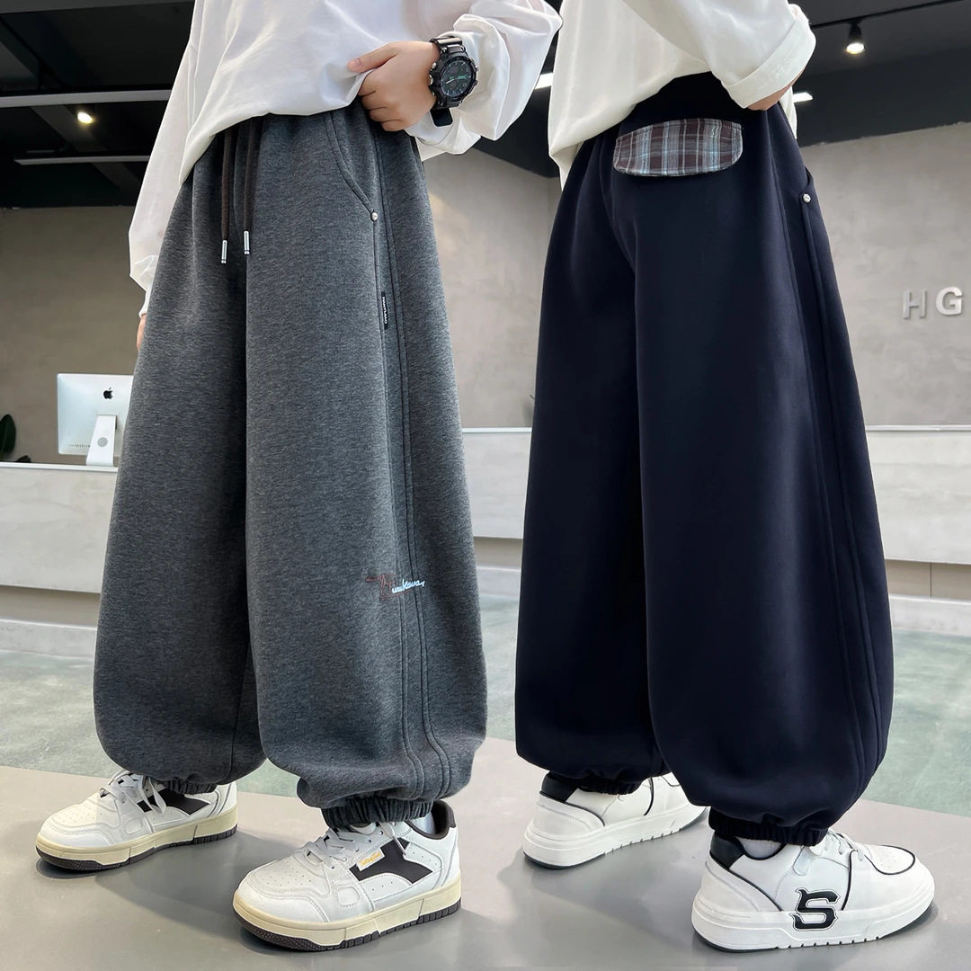 男女童宽松束脚卫裤运动居家