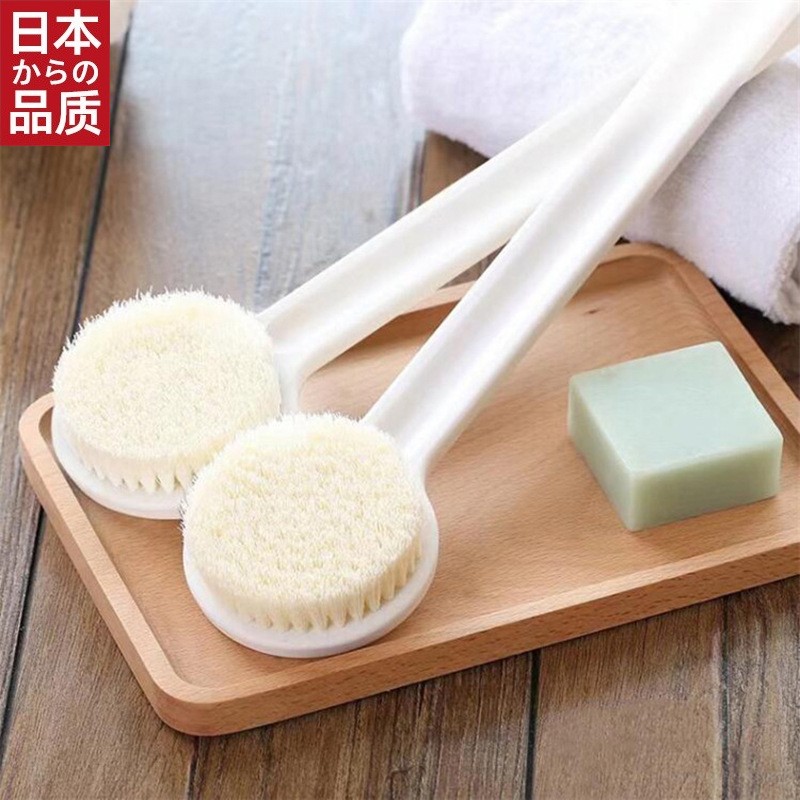 日本进口搓澡器搓背巾成人沐浴刷器洗澡用品洗澡刷搓泥长柄软毛沐