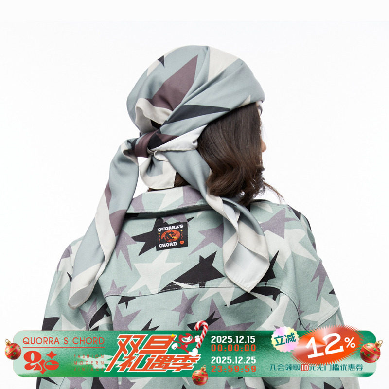 迷彩星星头巾QUORRASCHORD通用