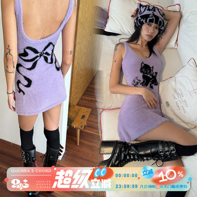 针织猫咪蝴蝶结韩版亮晶晶蝴蝶结