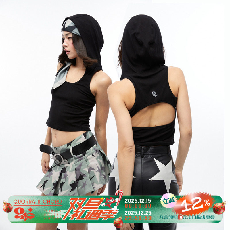 QSC解构背心纯棉贴肤透气
