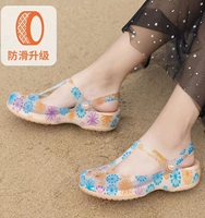 Летняя нескользящая пляжная обувь для беременных, босоножки, тапочки, мягкая подошва