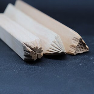 现货日本和菓子牡丹 樱花 梅花压棒 和果子制作工具全套 压花工具